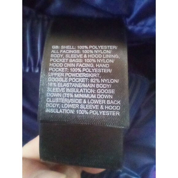 Women’s North Face Steep Series Windstopper 700 Goose Down Jacket Magenta Small - Picture 12 of 12